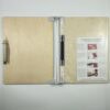 IKE-O-Pad Ringbuch System mit Ringbuchmechanik 2 Ringe Birkenholz aufgeschlagen