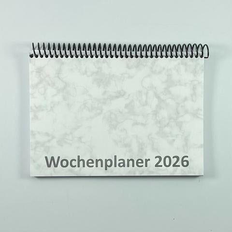 Jahreskalender Wochenplaner 2026 Vorderansicht